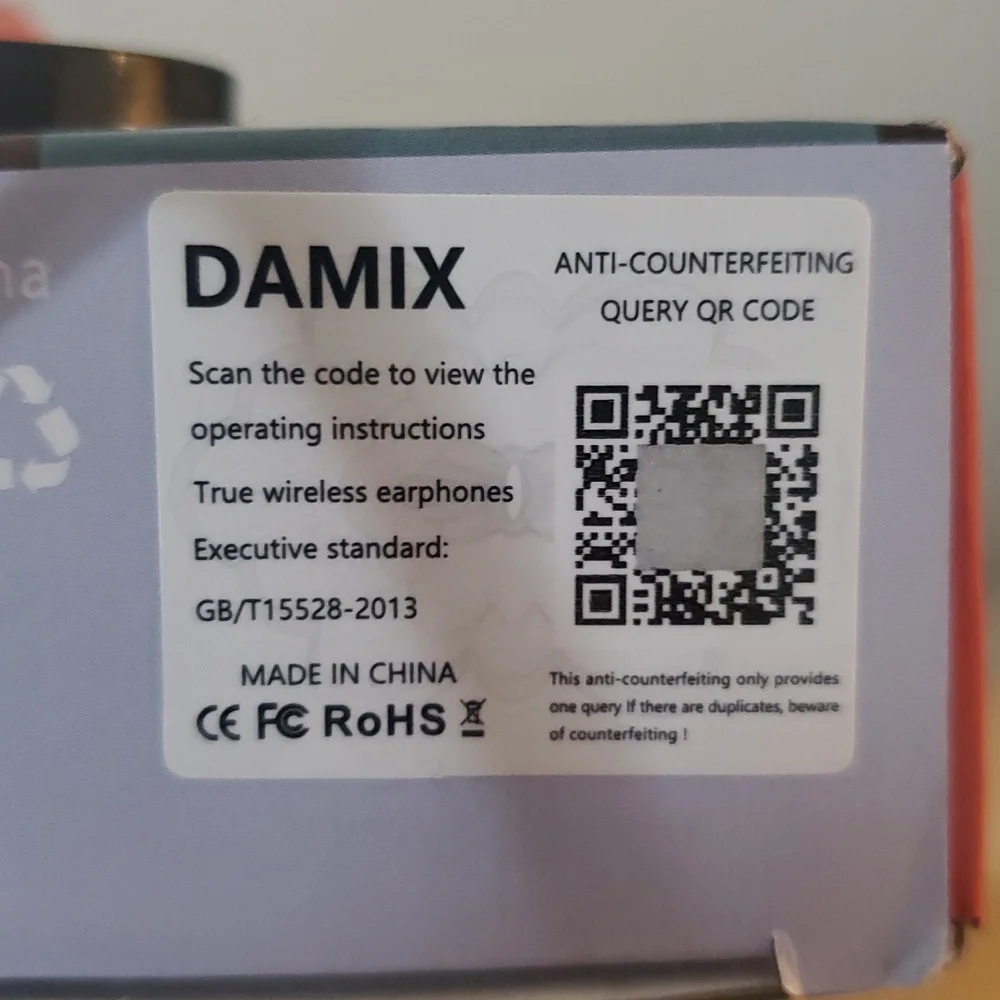 Ami Damix M10 Wireless Headset - Black